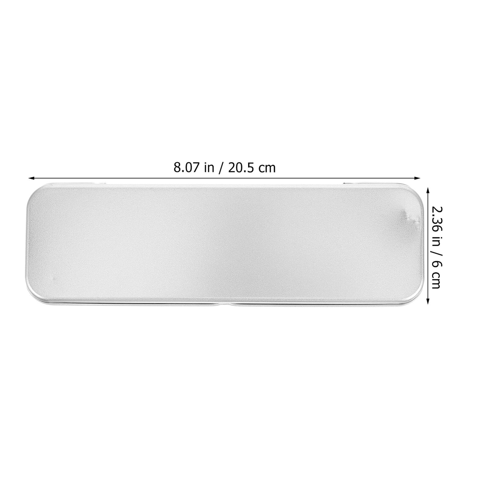 Astuccio in Latta Portapenne per Ragazzo Ragazza, Scatola di Metallo Rettangolare 21,5x6x2 Cm, Custodia Durevole per Matite e Cancelleria Scuola