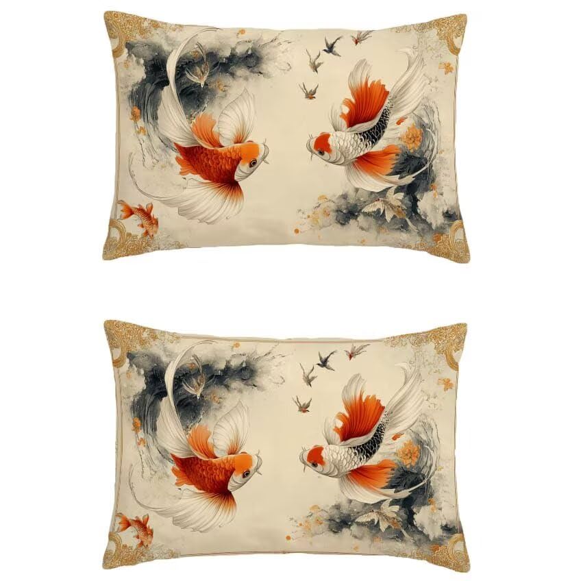 Housse coussin exterieur orange brûlée 60x90cm contre l'humidité du jardin
