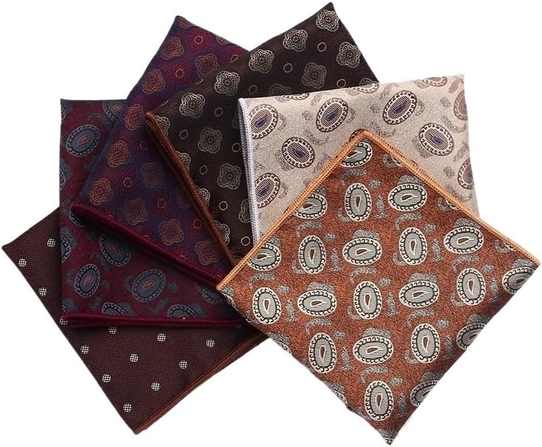 [KDBDFC] British Men's Suit Pocket Square Small Floral Pattern