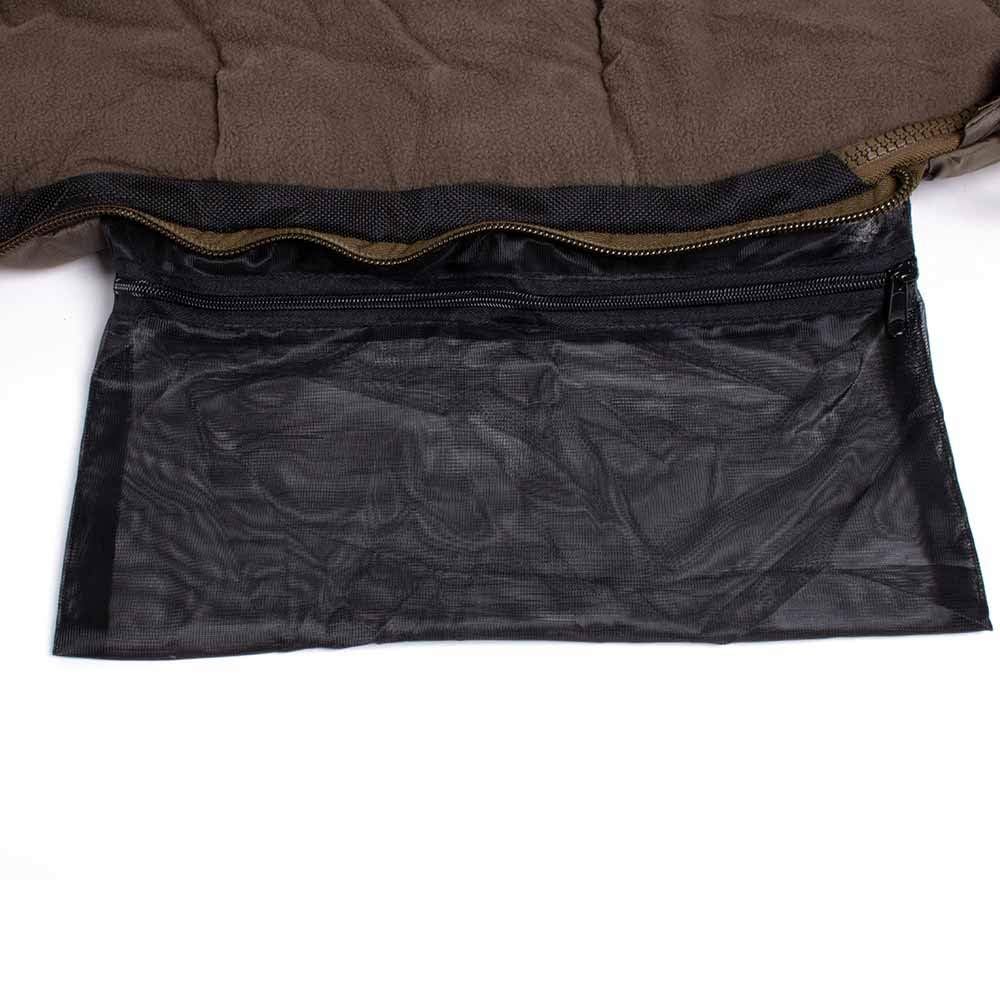 Faith HW-XL Śpiwór 205x90cm - 5 sezonów Komfort i trwałość - Kemping i wędkarstwo - Poręczna torba kompresyjna - Bez przeciągów - Ciepły i łatwy w użyciu - Przyjemność przez cały rok