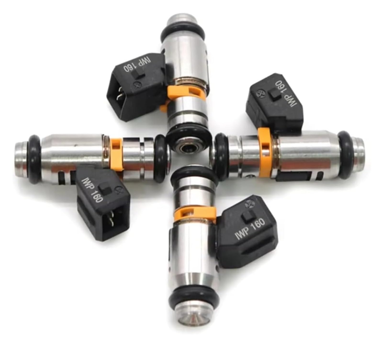 Oil Petrol Fuel Injector Nozzle for Fiat 500 for Punto for Lancia 1.2 .4 Fuel Injector Nozzle 71724544 77363790 71792994 71724545 71724546 75112160 IWP160(4pcs)