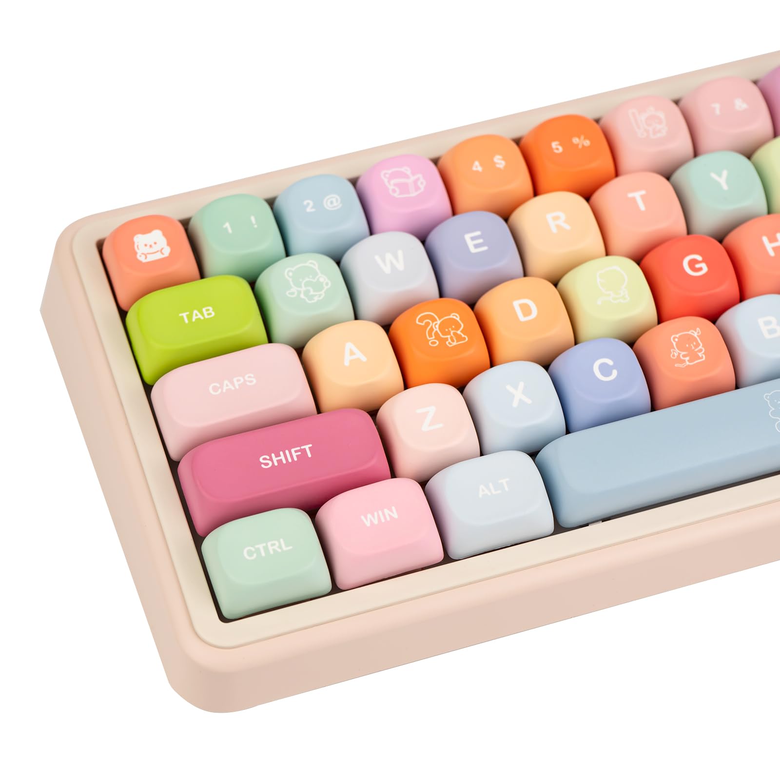 PBT Cherry Milkshake キーキャップ セット キーボード Cherry Milkshake – NovelKeys LLC
