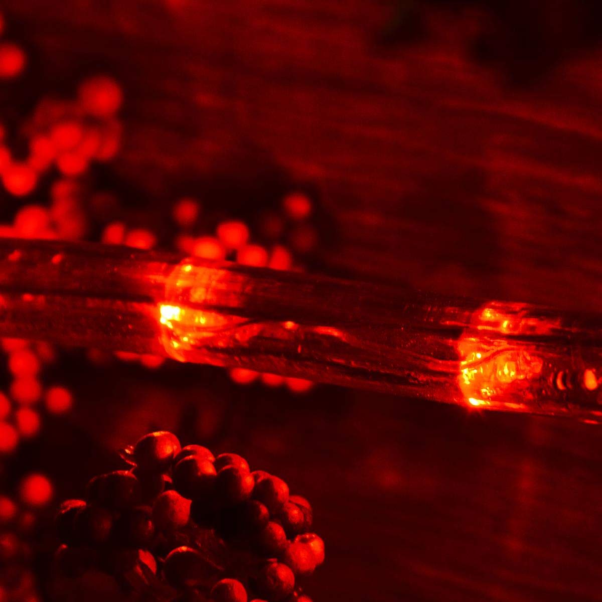 Lichterschlauch 10m 240 LED rot Innen Außenbereich