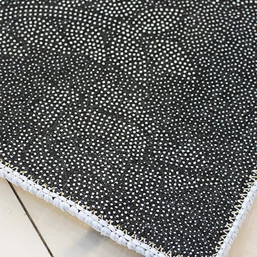 Tapis moderne abstrait antidérapant pour sécuriser le salon et la chambre - 5