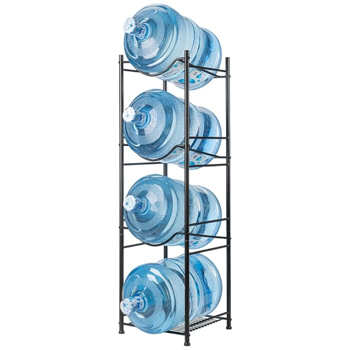 Buy Auledio 5 Gallon Water Bottle Holder, 4 Tier Heavy Duty Water Jug