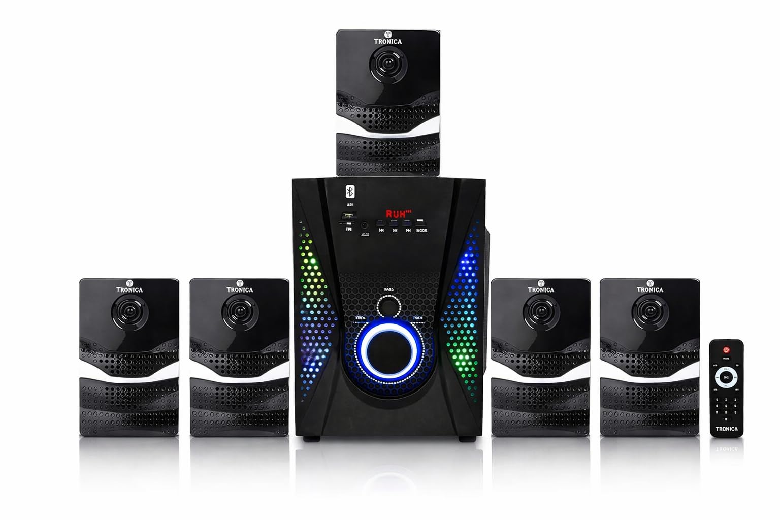 TRONICA Version: 4 Ace Series 5.1 Home Theater System with Bluetooth/PenDrive/Fm/TV/Aux Support with Remote & LED Spectrum-picture-27