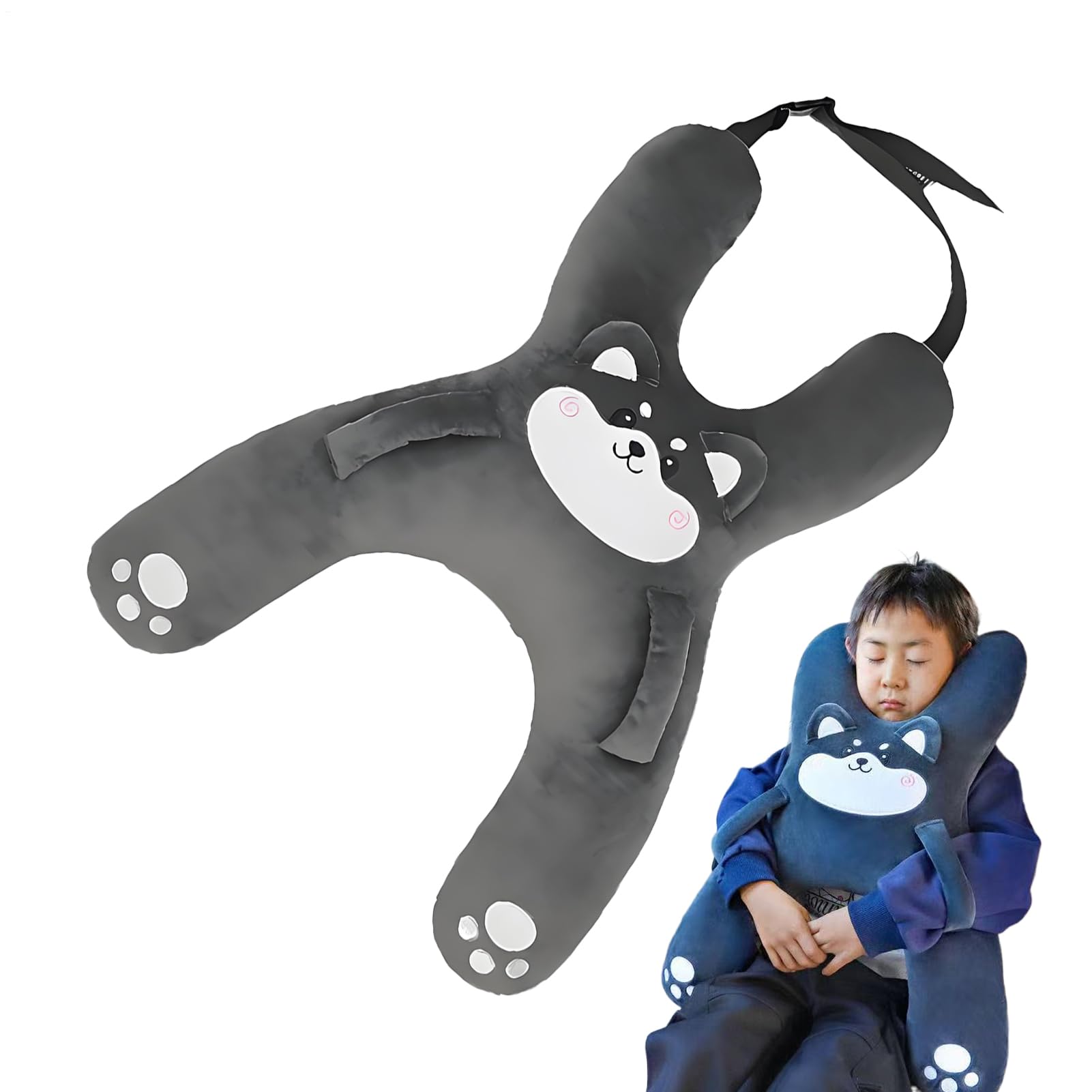 Oreiller de voiture pour enfant fini la tête qui tombe en siège auto