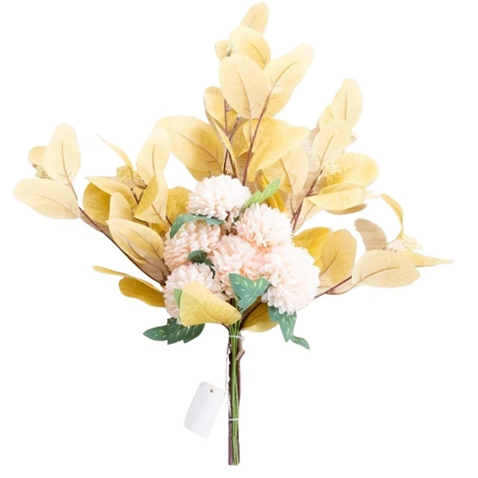 LuoAXINN Artificial Flower Branches 50cm Artificial Flower White Fake Plants Blue Bride Bouquet Hydrangea Chrysanthemum Silk Floral For Vase Wedding Home Room Decoration(Color11)