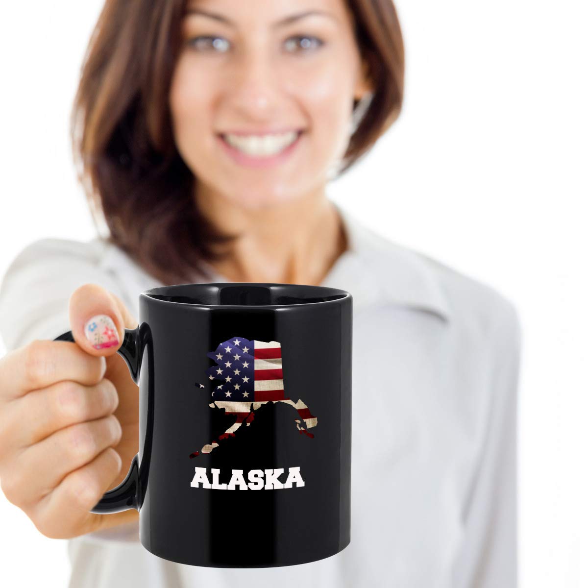 Amazon.com: zapbest I Love Alaska Coffee Mugs Coffee mug sets - 11 OZ Black coffee  mugs and tea cups State Love Gift Idea Tea cups : Home & Kitchen
