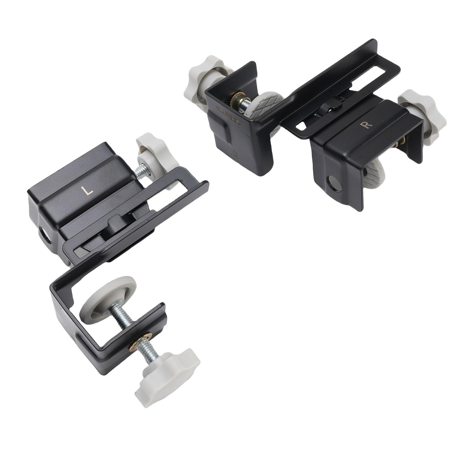 Generic Zestaw Zacisków Montażowych z Przodu Szuflady Trwałe Zaciski Mocujące Panel Szuflady ze Stali Nierdzewnej do Kuchni i łazienki Panele o Grubości 10–30 Mm 8 Sztuk