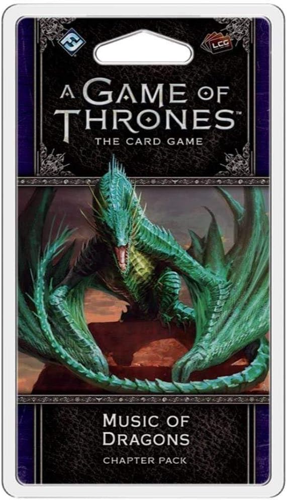 A Game of Thrones LCG Second Edition: Music Of Dragons EXPANSION CHAPTER PACK | Strategy Board Game | A Living Card Game By Fantasy Flight Games