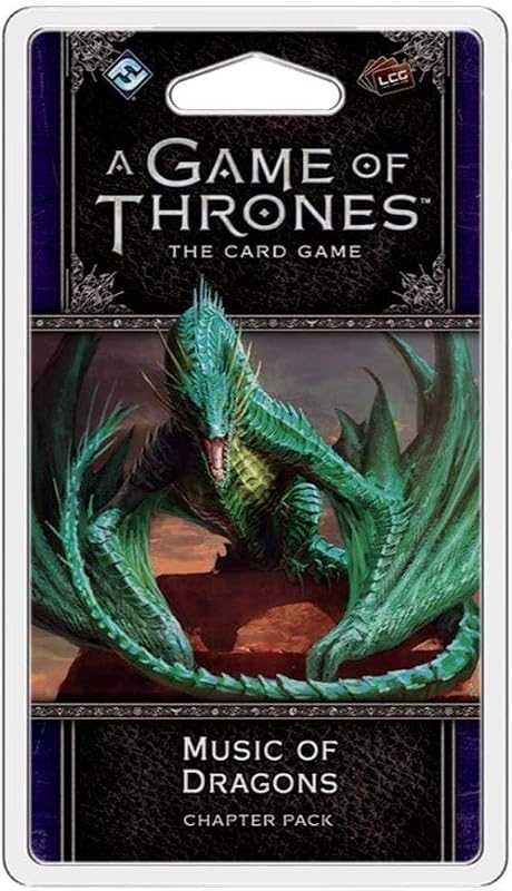 A Game of Thrones LCG Second Edition: Music Of Dragons EXPANSION CHAPTER PACK | Strategy Board Game | A Living Card Game By Fantasy Flight Games