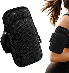Braçadeira Esportiva Premium Suporte Braço Celular Ajustável Corrida Academia Fitness Suporte de Braço Seguro Resistente ao Suor Ideal para Treino Corrida Ciclismo