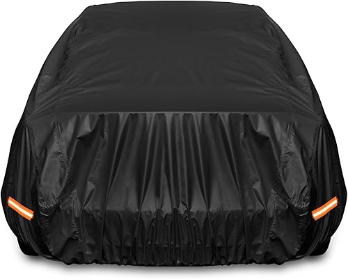 Miniatura 4 de Motor Trend SafeKeeper - Funda negra para automóvil para todo tipo de clima, fórmula de protección avanzada, impermeable de 6 capas para uso en