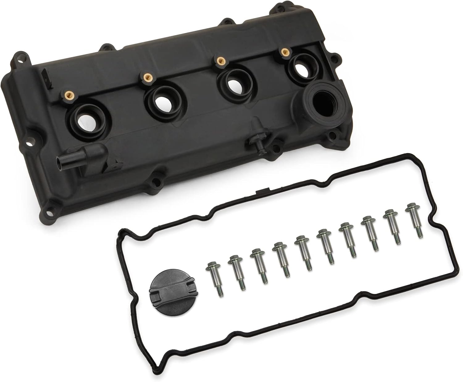 Engine Valve Cover Compatible with Nissan Murano Teana X-trail Primera Liberty Wingroad Bassara Serena Presage GT-R 1999-2020 OE 132648H300 132648H301 132648H302 132648H303