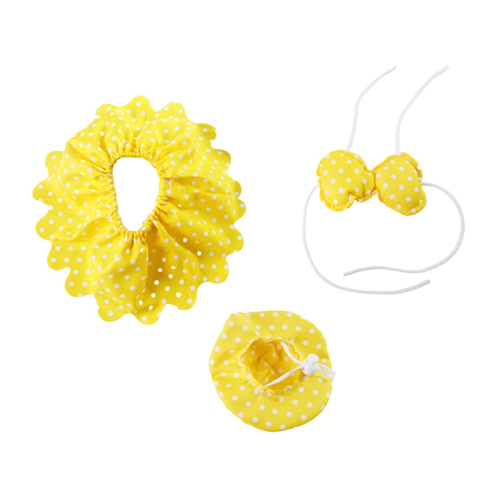 Jupe et bikini jaune de décoration pour costume de jardin estival taille M