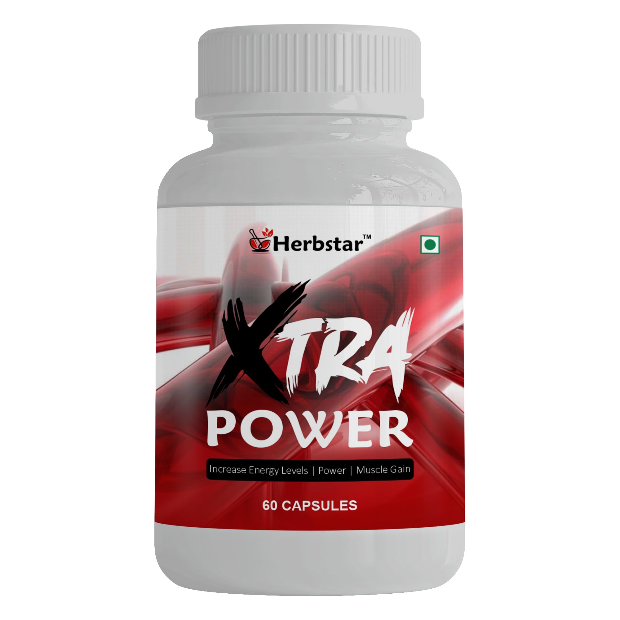 Xtra Power Helps to Increase Power energy and Strength (60 veg caps)
