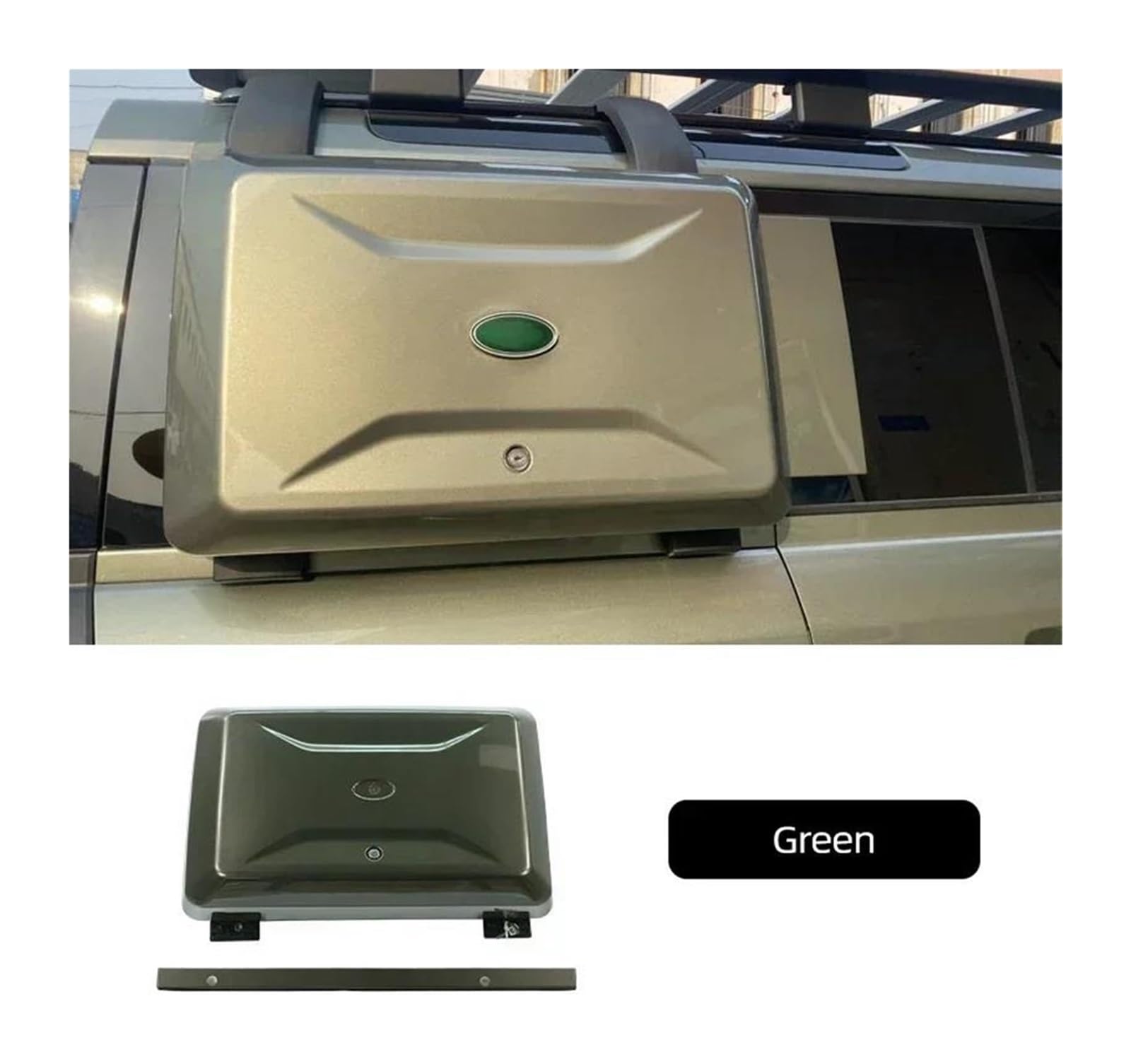 Barre Tetto Per Land Per Rover Per Defender 90 110 2020-2023 Barre Trasversali Portapacchi Laterali Per Auto Bagagli Attrezzo E Attrezzatura(verde)