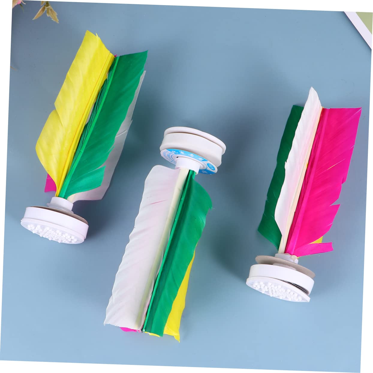 BRIGHTFUFU 6 Pcs Badminton Shuttlecock Dark Fitness Shuttlecock for Indoor Outdoor Play