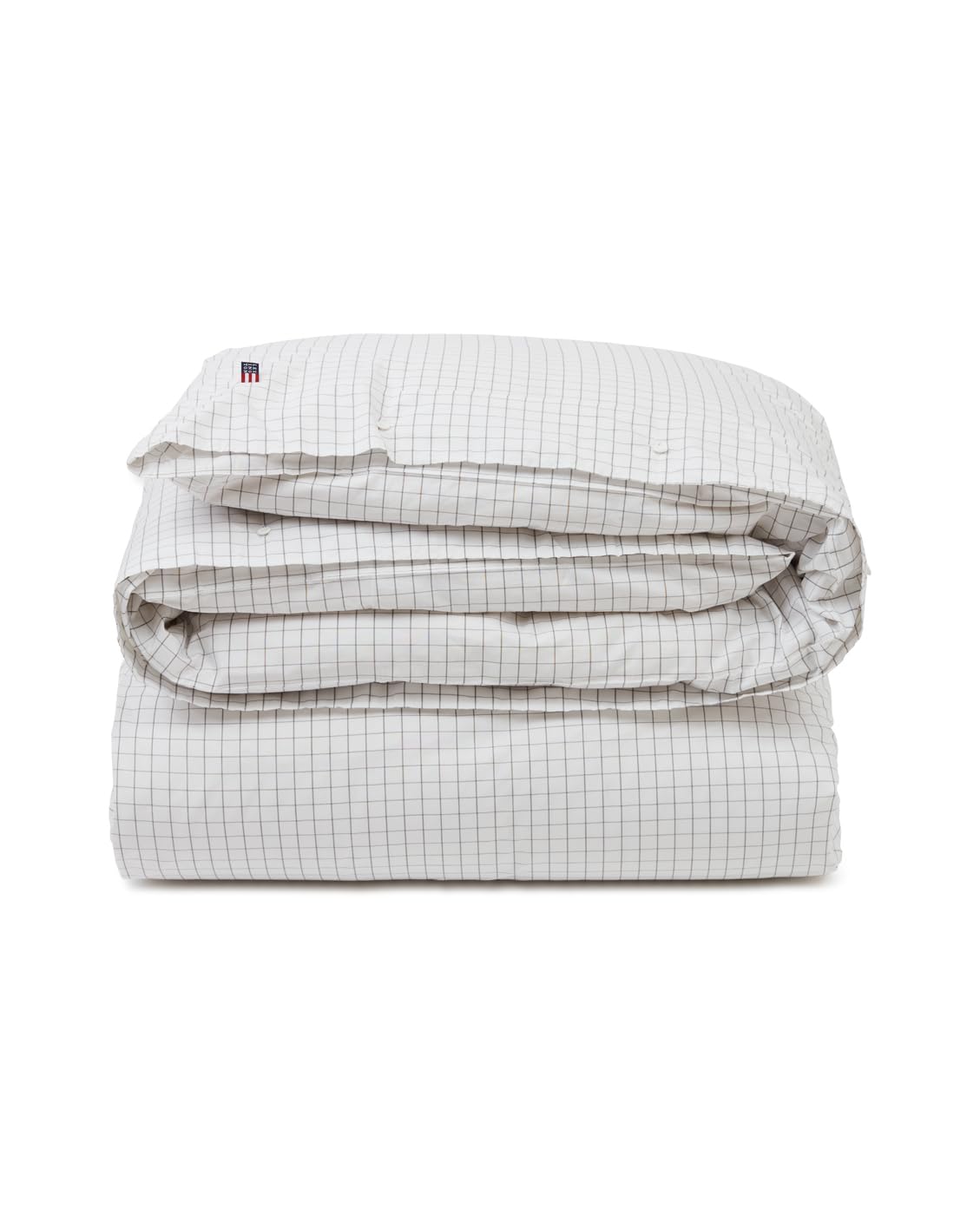 Lexington Juego Nórdico 260x240+2 * 50x90 Check.Cot.Pop. Blanco/Gris