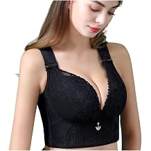 Cup Bra Sexy Large Size Underwear Without Steel Ring Adjustable Embroidery Womens deep Cup34or75AB Cup Thick