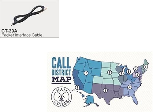 Yaesu Paquete de cables para FT-817FT-897FT-100FT-3000FT-8100 y Ham Guides TM Pocket Reference Card Bundle