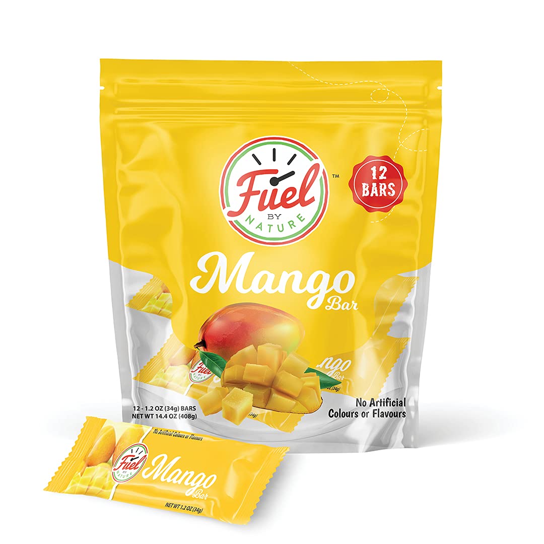 Buy Fuel by Nature Real Mango Bars, y Snack On The Go (12 Pack) Online