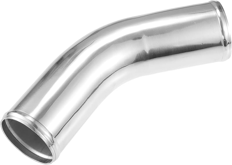 Tubo curvo 45° para intercooler ACROPIX em alumínio 6061, 76 mm (3") – 1 unidade
