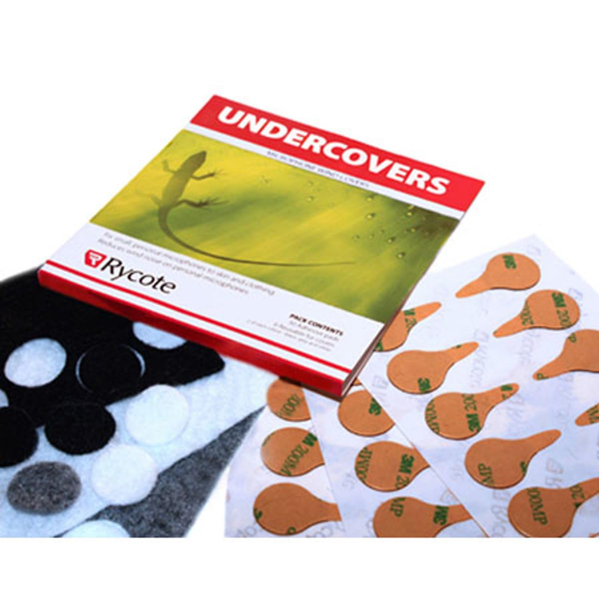 Rycote 065105 Undercover and Stickier for Lavalier Microphone - Grey (Pack of 100)