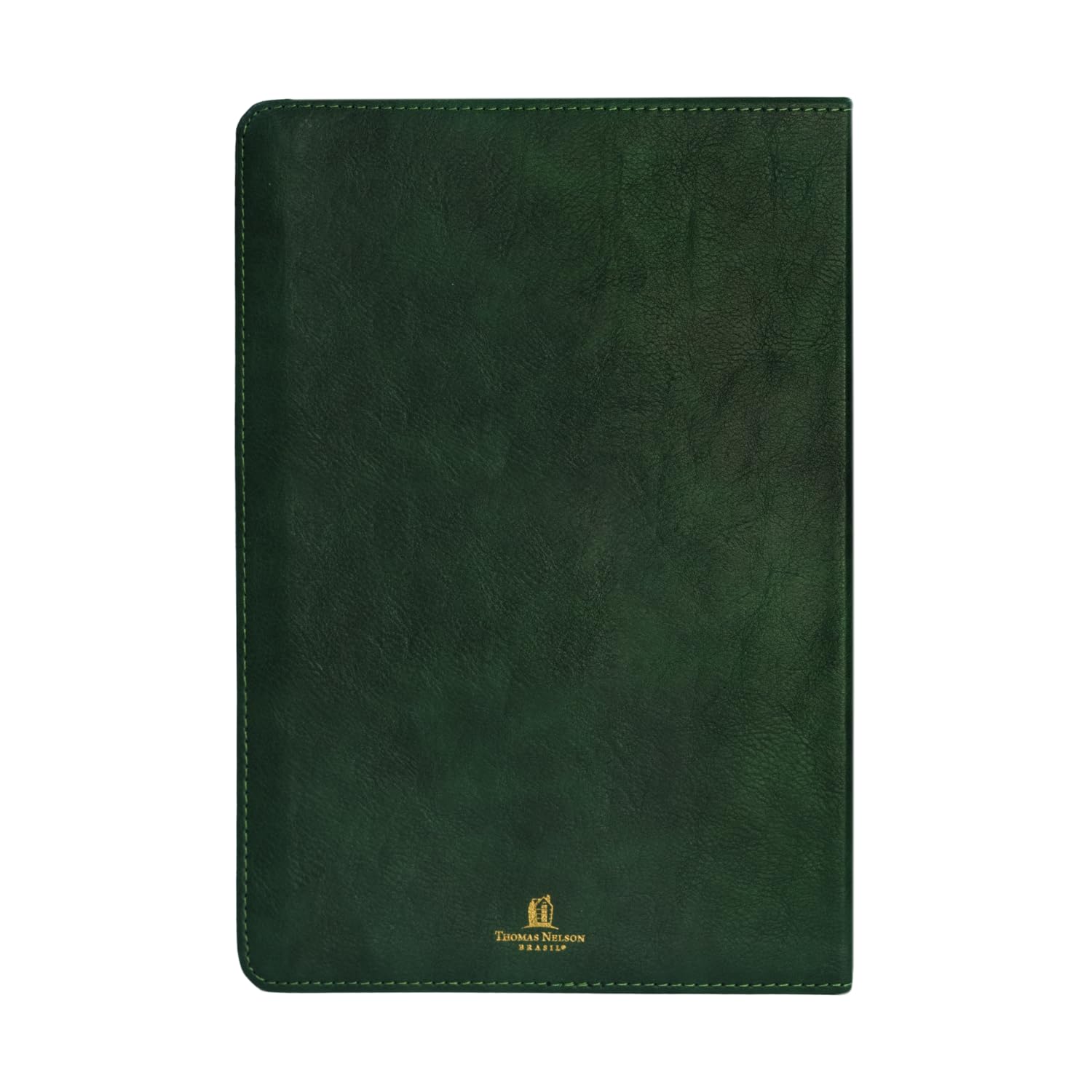 Bíblia Bilíngue, Português/Inglês, ACF/KJV, Couro Soft, Verde, Leitura Perfeita