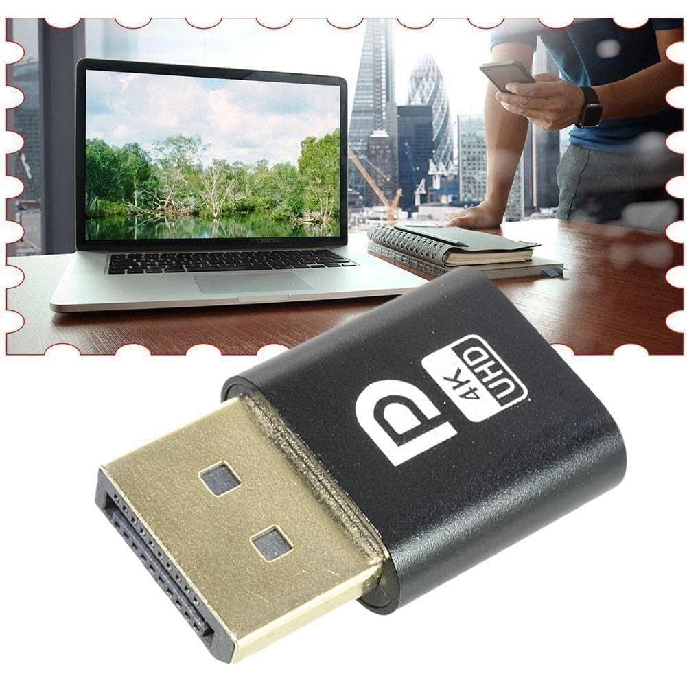 DP Dummy Plug Virtual Display Adapter EDID Headless Emulator 4K DP Displayport Display per scheda video Accessori Virtual
