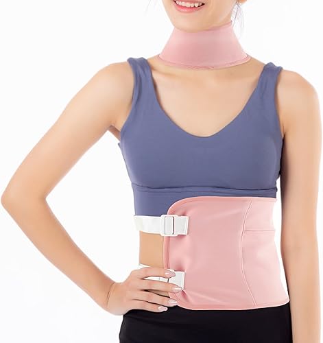 Miniatura 8 de Envoltura de aceite de ricino reutilizable con correas ajustables, paquete de envoltura de aceite de ricino sin desorden para desintoxicación del