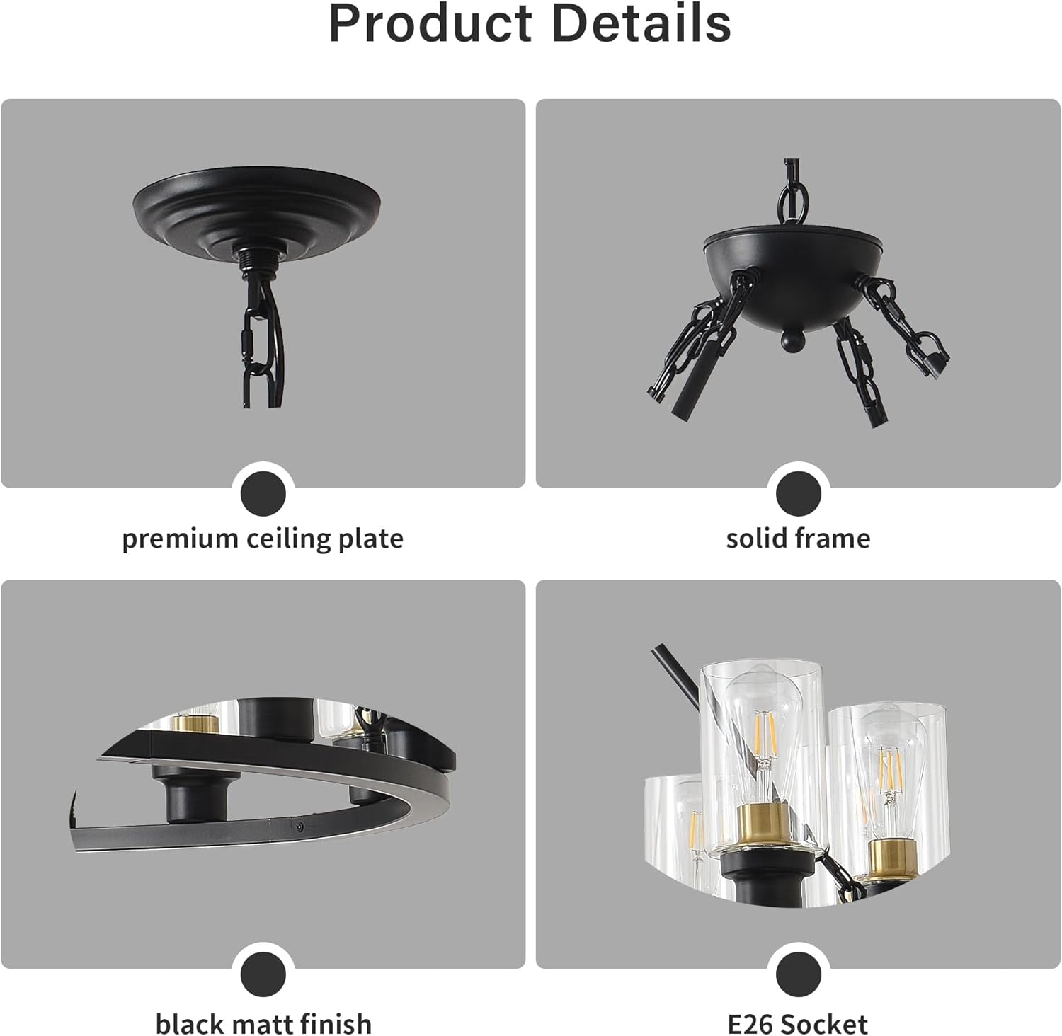 40" Large Farmhouse Black Wagon Wheel Chandelier 12 Light Rustic Wagon Wheel Light Fixture with Galss Shades Round Industrial Ceiling Hanging Pendant Light for Dining Living Room Foyer (Black-12T)