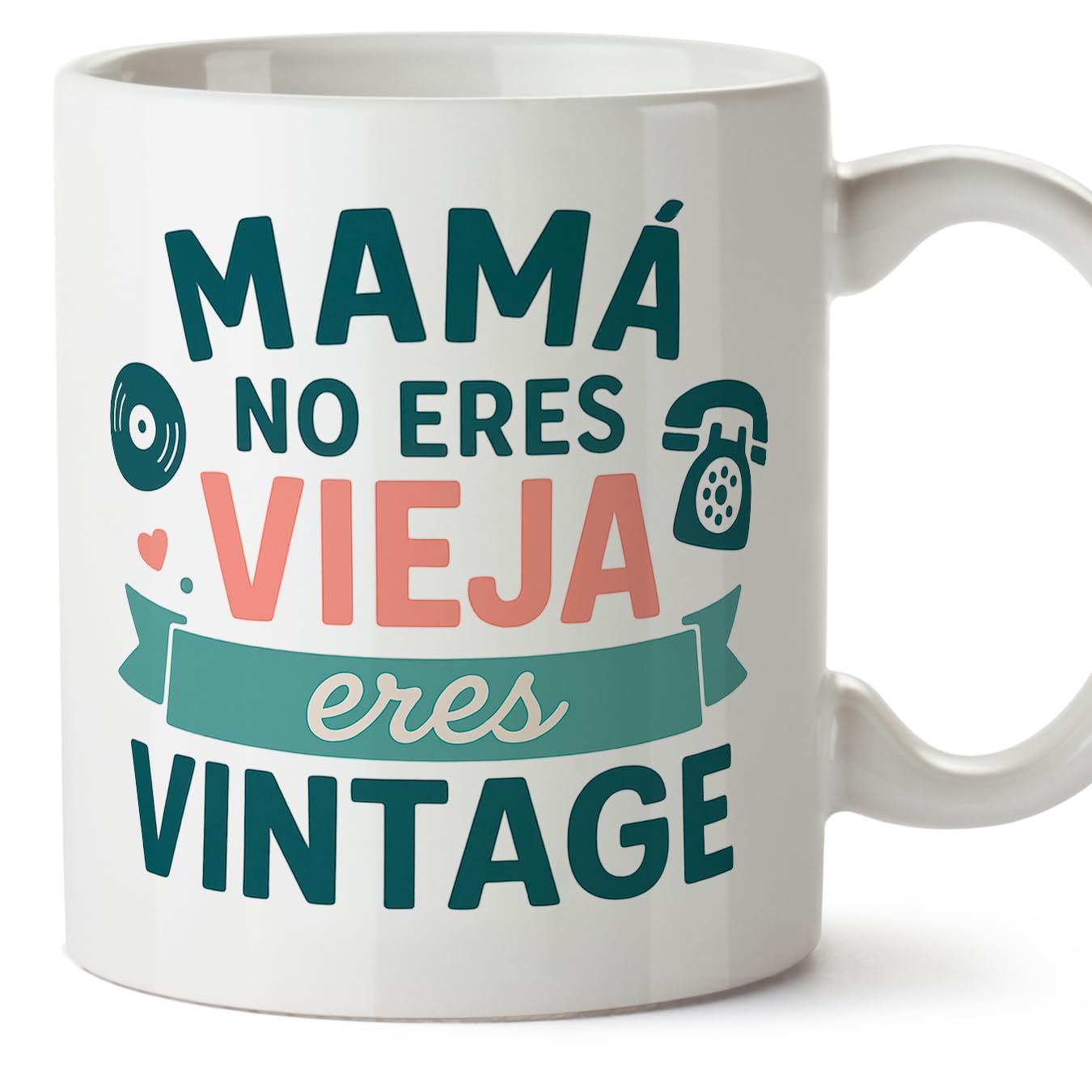 MUGFFINS taza mamá y papá graciosa con frase Gracias por limpiarme en Español | regalo madre y padre divertido | regalo cumpleaños madre y padre | 330 Ml 11 oz | Papá y mamá v1.2MA — view 14