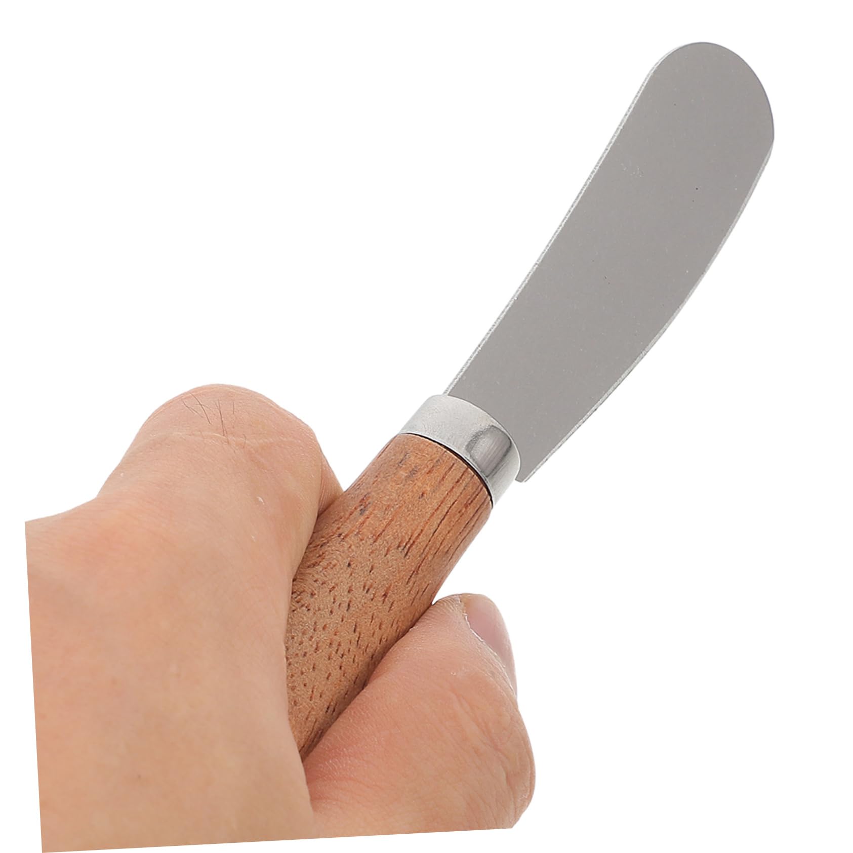 NAMOARLY 4pcs Cheese Knife Butter Knife Jam Bread Scraper Ergonomic Butter Spatula Convenient Butter Spatula Ketchup Spatula Butter Scraper Butter Spreader Convenient Honey Spatula Wood