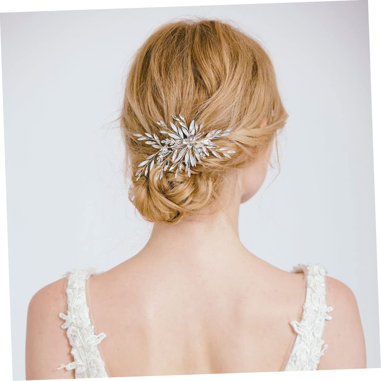 Healeved 3piezas Clip Para Cabello De Strass Forma De Accesorio Nupcial Elegante Para Bodas y Fiestas Para Mujeres y Niñas Diseño Ligero y Cómodo