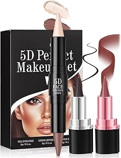 Lápiz labial mate 2 en 1, contorno y resaltad...