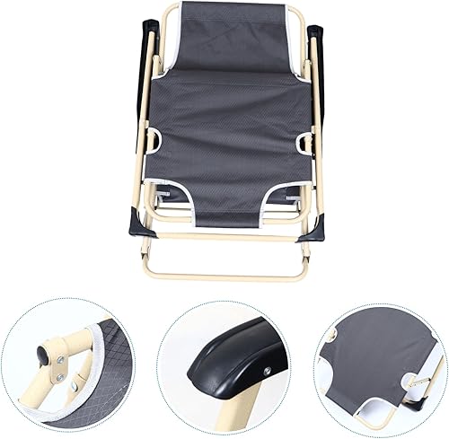 Miniatura 6 de Portable Outdoor Chaise Lounge Chair with Extendable Folding Reclining Design Ergonomic Locking System Breathable Oxford Positions for Beach Patio