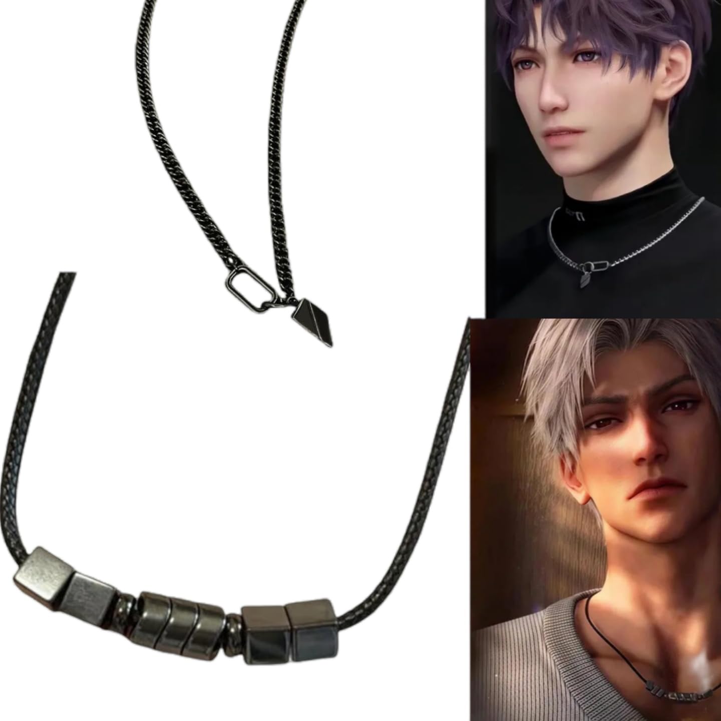 Amazon.co.jp: PANZG(パング) 恋と深空 シン ネックレス 秦徹 祁煜