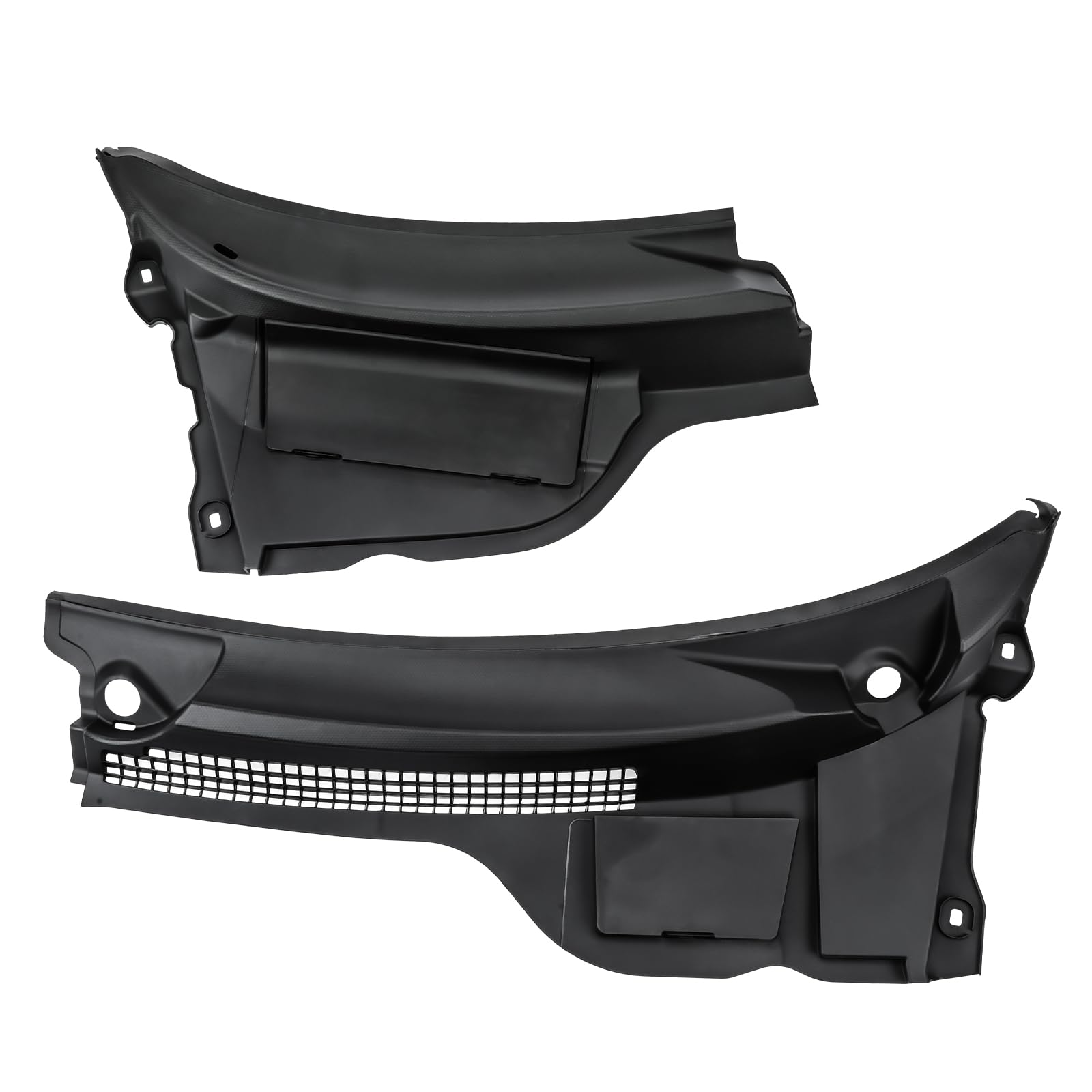 Windschutz Windlaufabdeckung Vorne Links & Rechts Kompatibel mit MINI Cooper R55 R56 R57, Abdeckung Windlauf Windschutz Regenabweiser 51132751209 5113275121