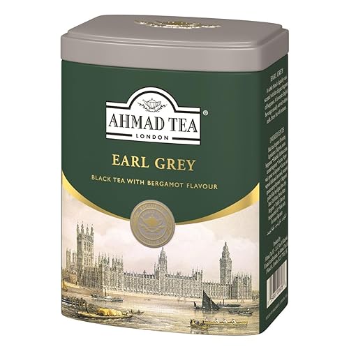 Ahmad Tea Earl Grey Tea (Loose Leaf) in Tin, 100 Grams