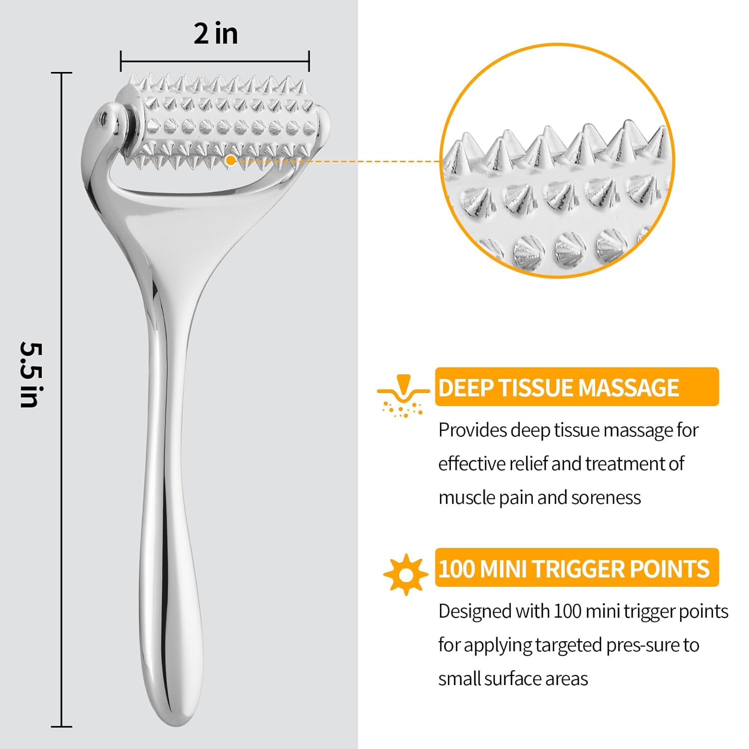 Running man Massage Roller-Deep Tissue Massage Tool for Face,Hand,Neck and Thighs, Acupuncture Roller - Muscle Pain Relief, Face Roller-Skin Care Face Massager Tightens & Tones Skin Appearance - Image 5