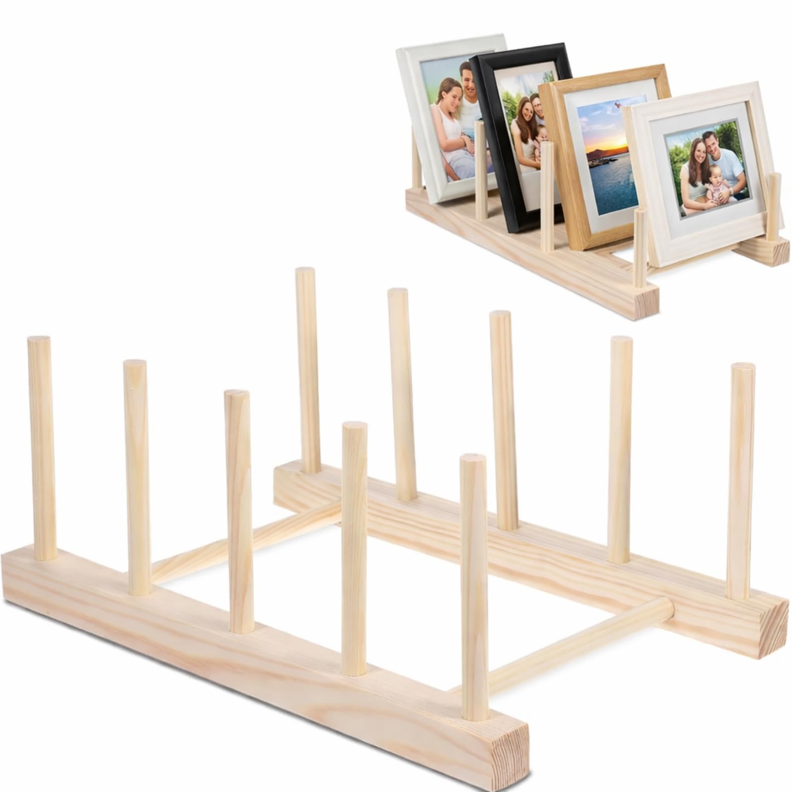 1pc Puzzle Display Stand, Jigsaw Holder Rack Storage Organizer Shelf for Adults Craft Collection Lovers