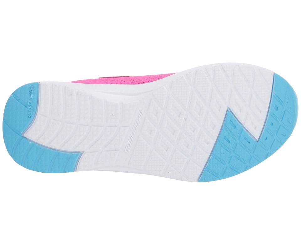 

SKECHERS KIDS Dynamic Tread (Little Kid/Big Kid) (Neon Pink/Multi) Girl's Shoes