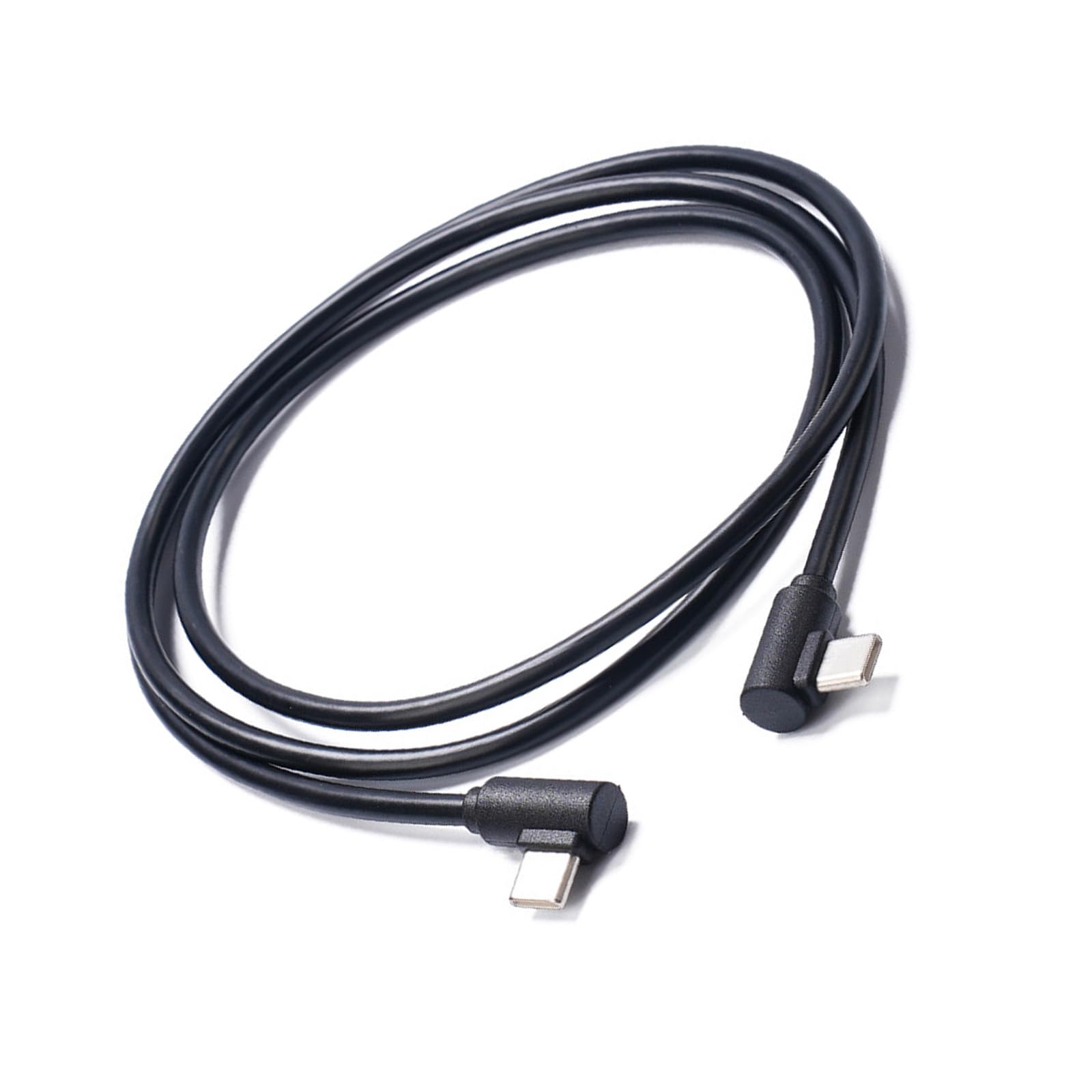 Fentency 60W USB C To USB Angled Fast Charging Cable Cord For Smartphone Tablet Gaming Devices With 480Mbps Data Transfer