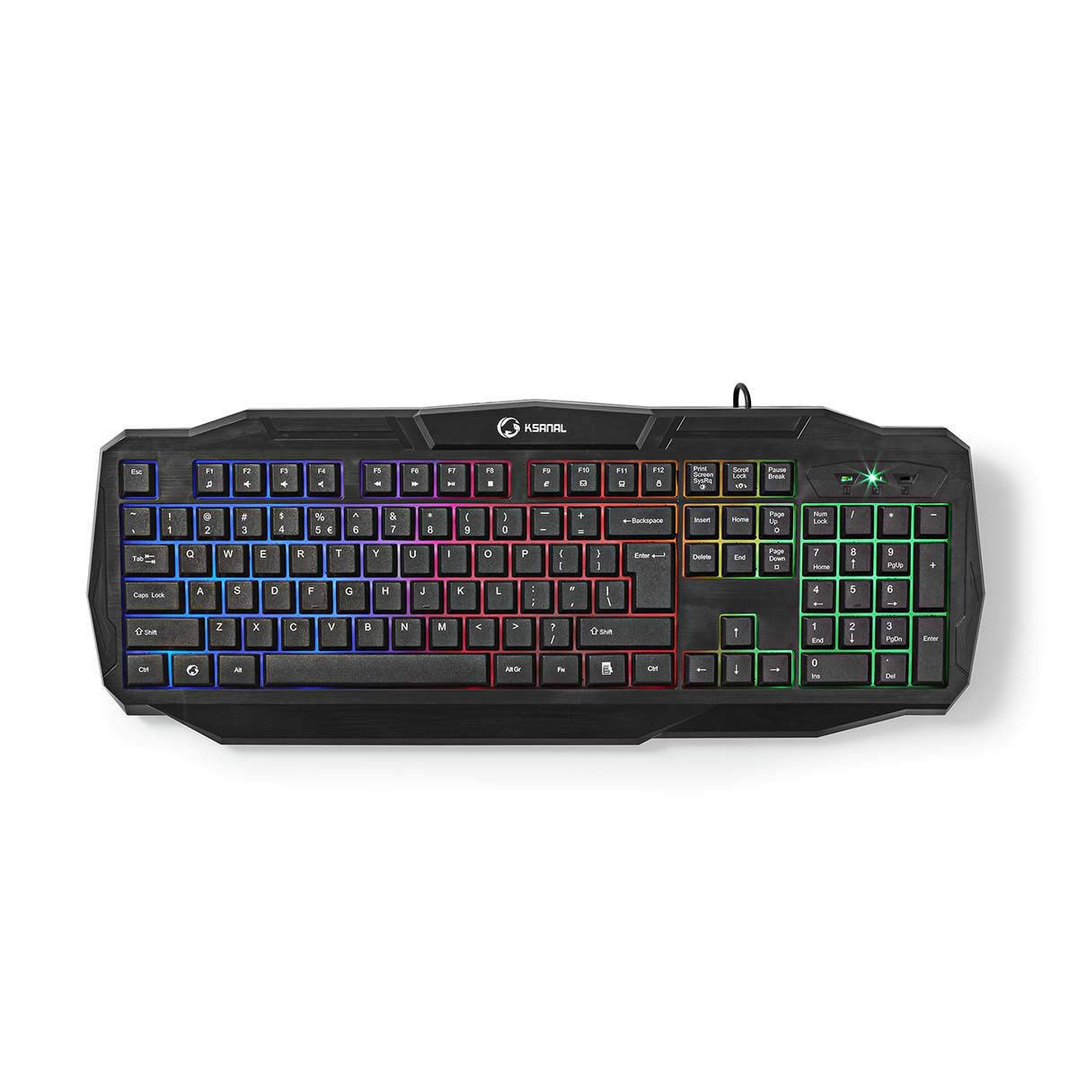 Clavier Numérique USB Nedis - Pavé Numérique Filaire Noir Plug & Play