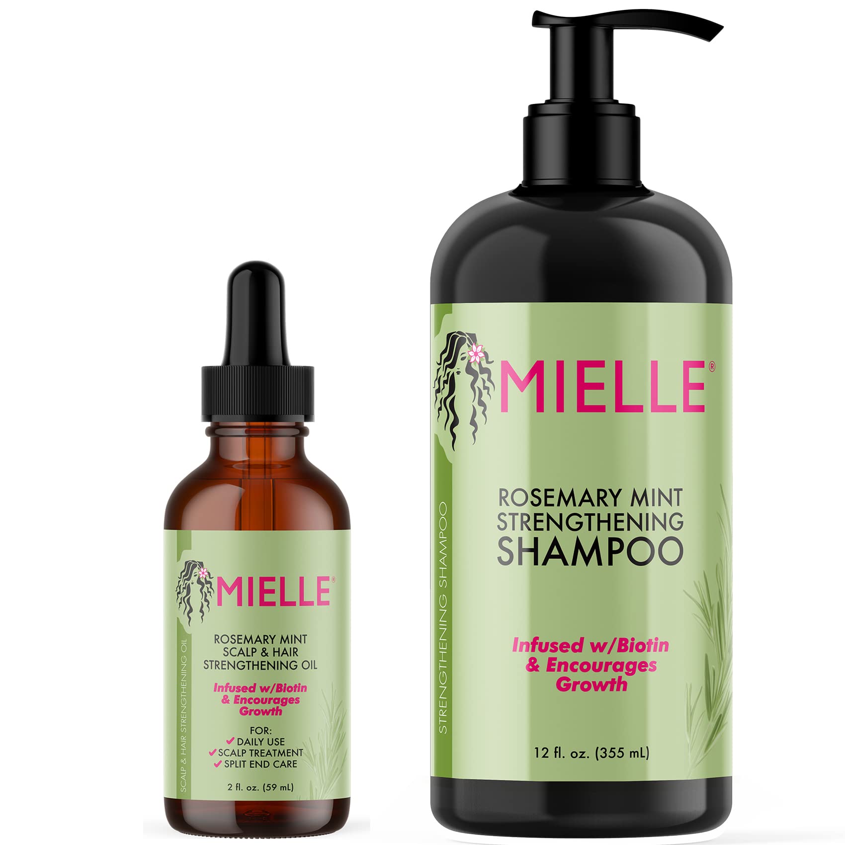 Mielle Organics Rosemary Mint Scalp & Hair Strengthening Oil - Image 3