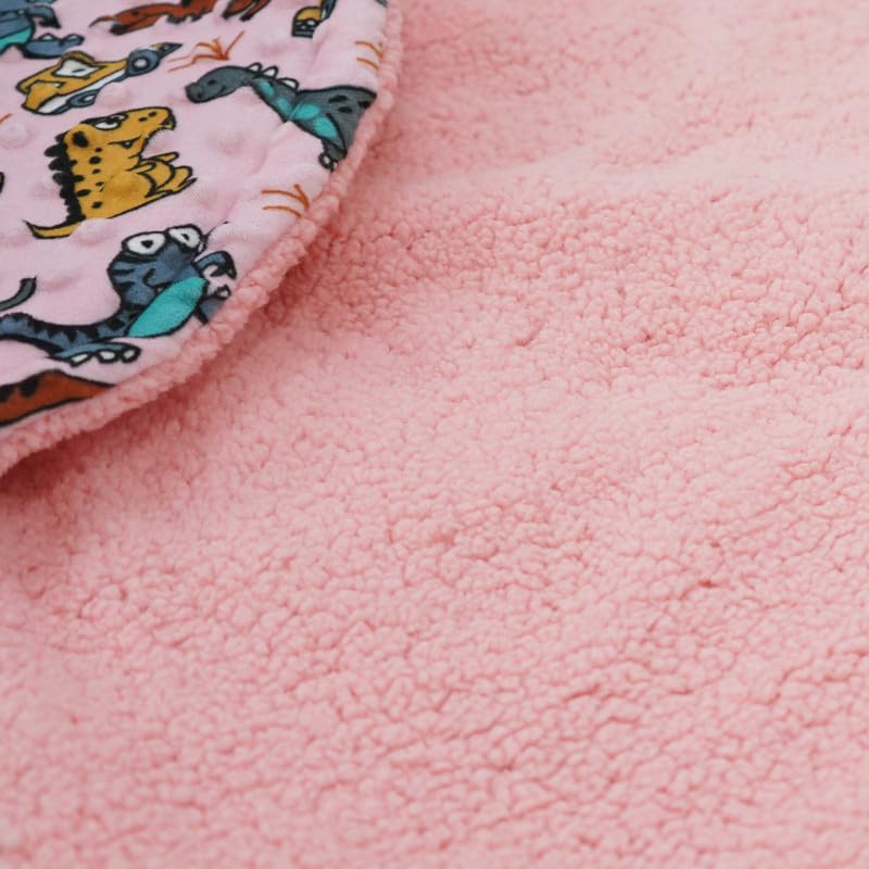 Image of Florida All Season AC Baby Blanket Swaddler Wrapper Flannel Soft and Comfortable for 0-5 Years Babies with Adorable Prints and Designs (Bubble Pink)