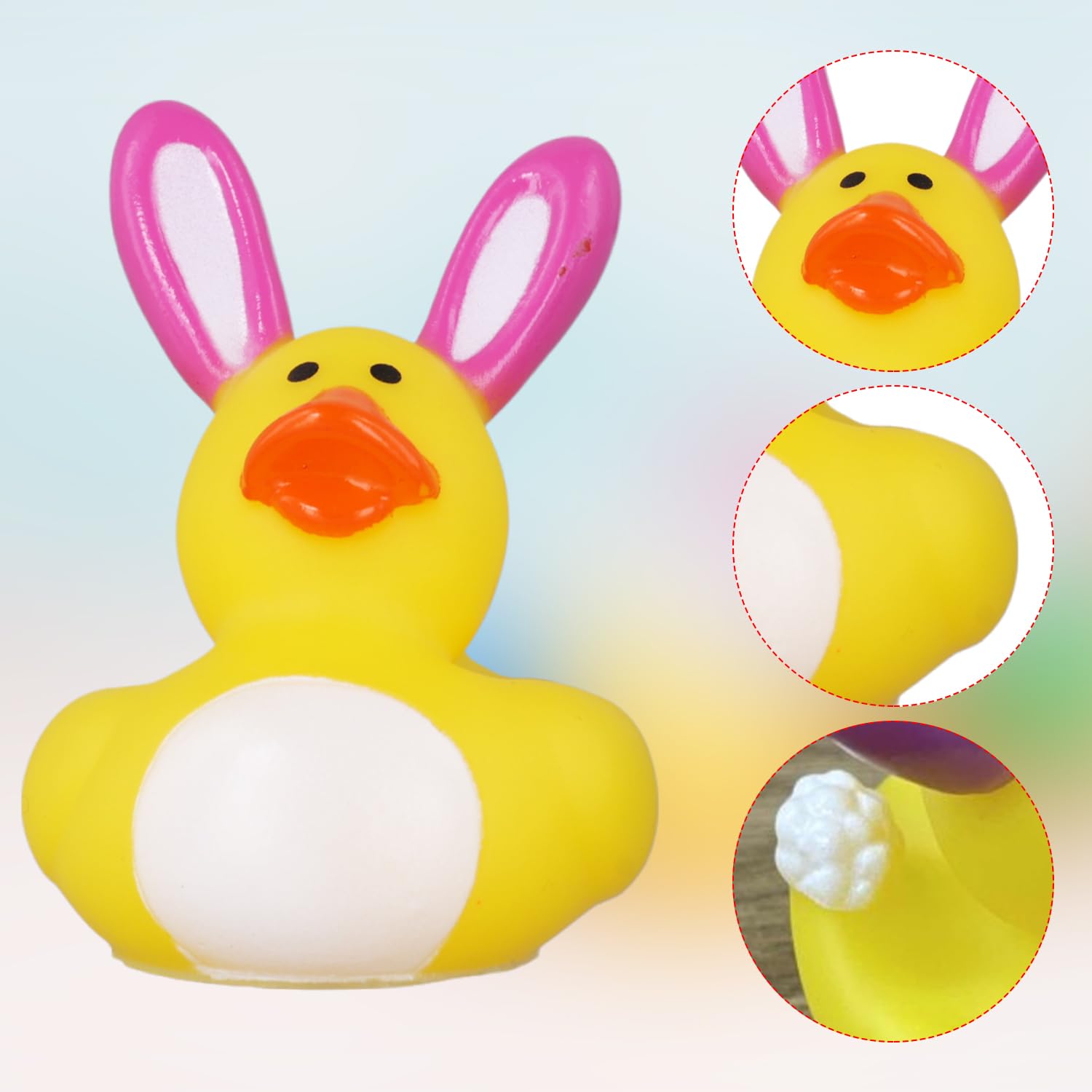 Lot De 50 Mini Canards De Pâques En Résine – 5 Couleurs – Lapin, Carotte, œuf – Décoration Et Faveurs