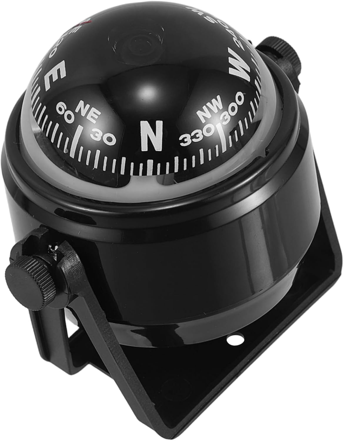 Automobile Compass Pivoting Ball Dashboard Compass Multi-Scenario Use High Accuracy Sturdy Abs Construction